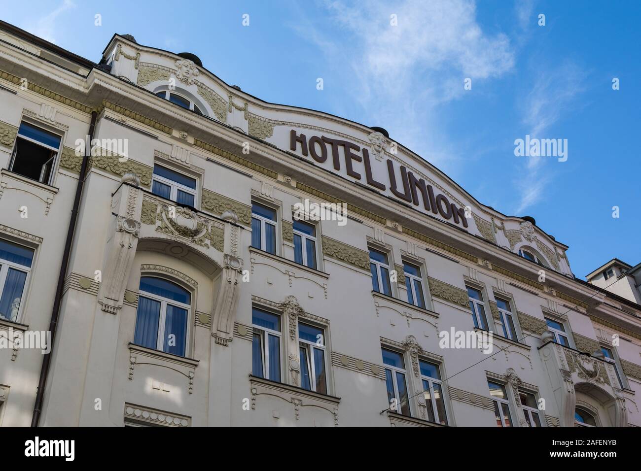 Grand Hotel Union in Ljubljana, Slowenien Stockfoto