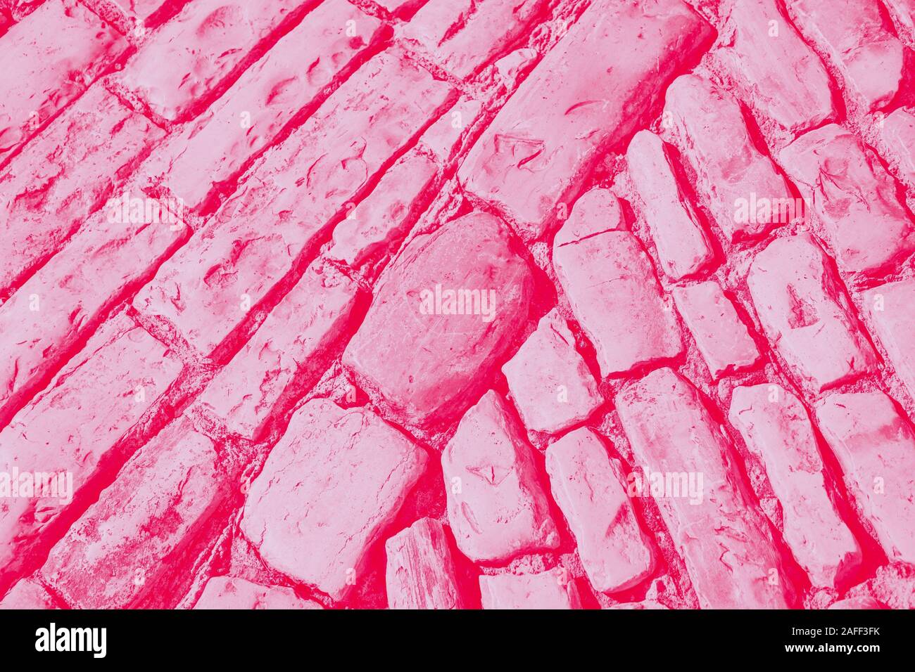 Steinboden Textur Hintergrund. Rosa Rot gradient Abstrakt Hintergrund. Stockfoto