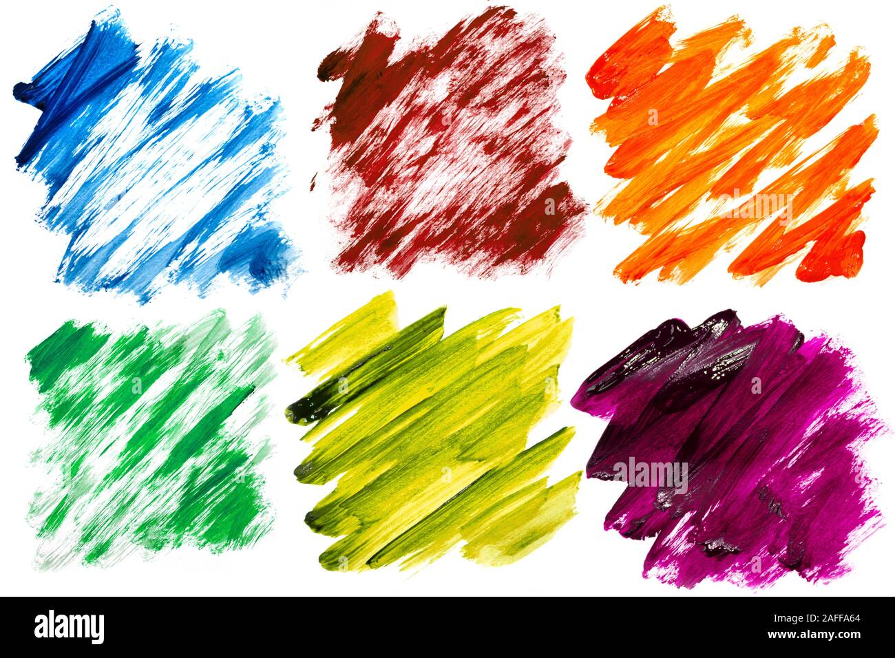 Abstrich, Linien, ein paar Anschläge durch eine Bürste. Stockfoto
