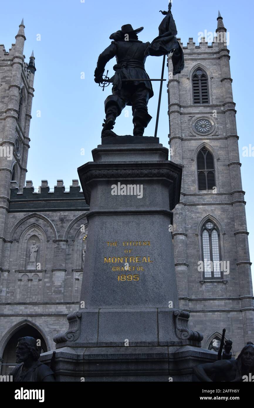 Notre Dame de Montreal, Quebec, Kanada Stockfoto