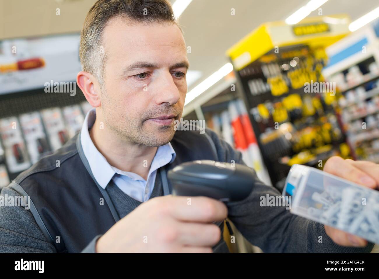 Konzept der QR-Code die Zahlung Stockfoto