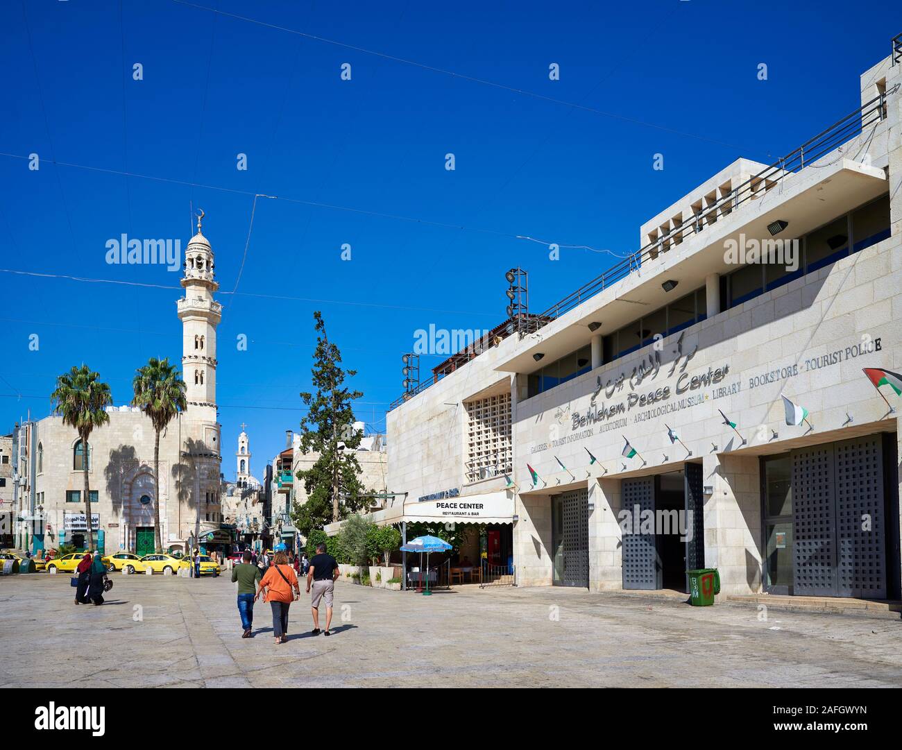 Bethlehem Palästina Stockfoto