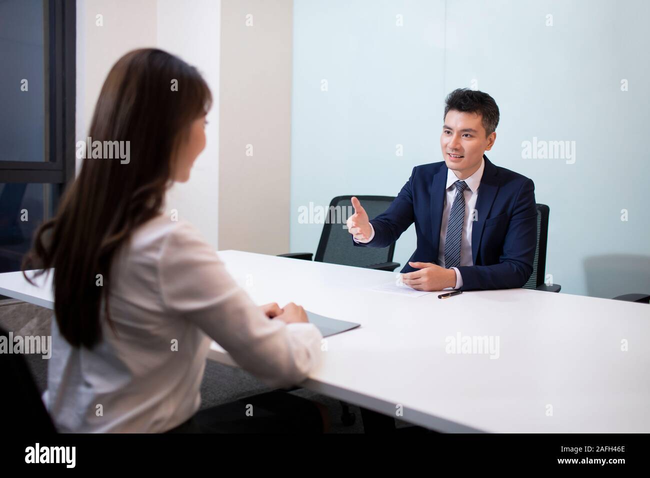 Job-interview Stockfoto