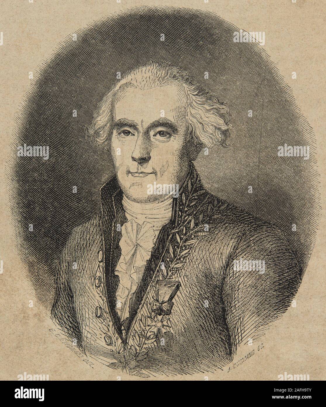 Porträt des Marquis Pierre Simon de Laplace (1749 - 1827), Mathematiker, Astronom, Physiker und französische Politiker Stockfoto Porträt des Marquis Pierre Simon de Laplace (1749 - 1827), Mathematiker, Astronom, Physiker und französische Politiker Stockfoto