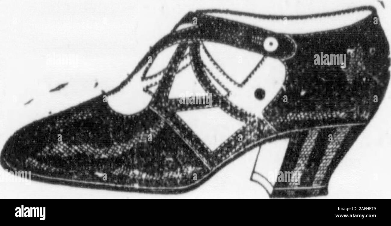 . Highland Echo 1915-1925. Ein und zwei Riemen Modelle in Airedale und Jack Rabbit GraySuede mit lizzard Garnituren. Alle neuen Alligator Sandalen. Withfancy Ausschneiden - in Grau und browncalve. l (Wir haben die beste Auswahl an Ostern Footwearwe jemals hatte sie zu bieten. KENY - MACKIE & Co. Stockfoto