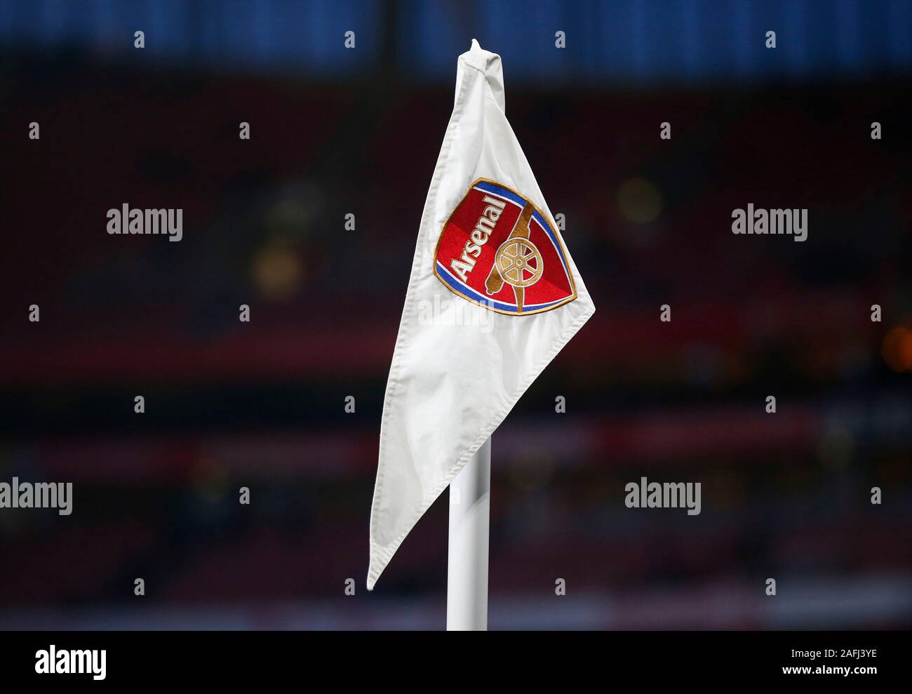 LONDON, Großbritannien, 15. Dezember Fahne während der Englischen Premier League zwischen Arsenal und Manchester City im Emirates Stadium, London, England am 15. Dezember 2019. (Foto durch AFS/Espa-Images) Stockfoto