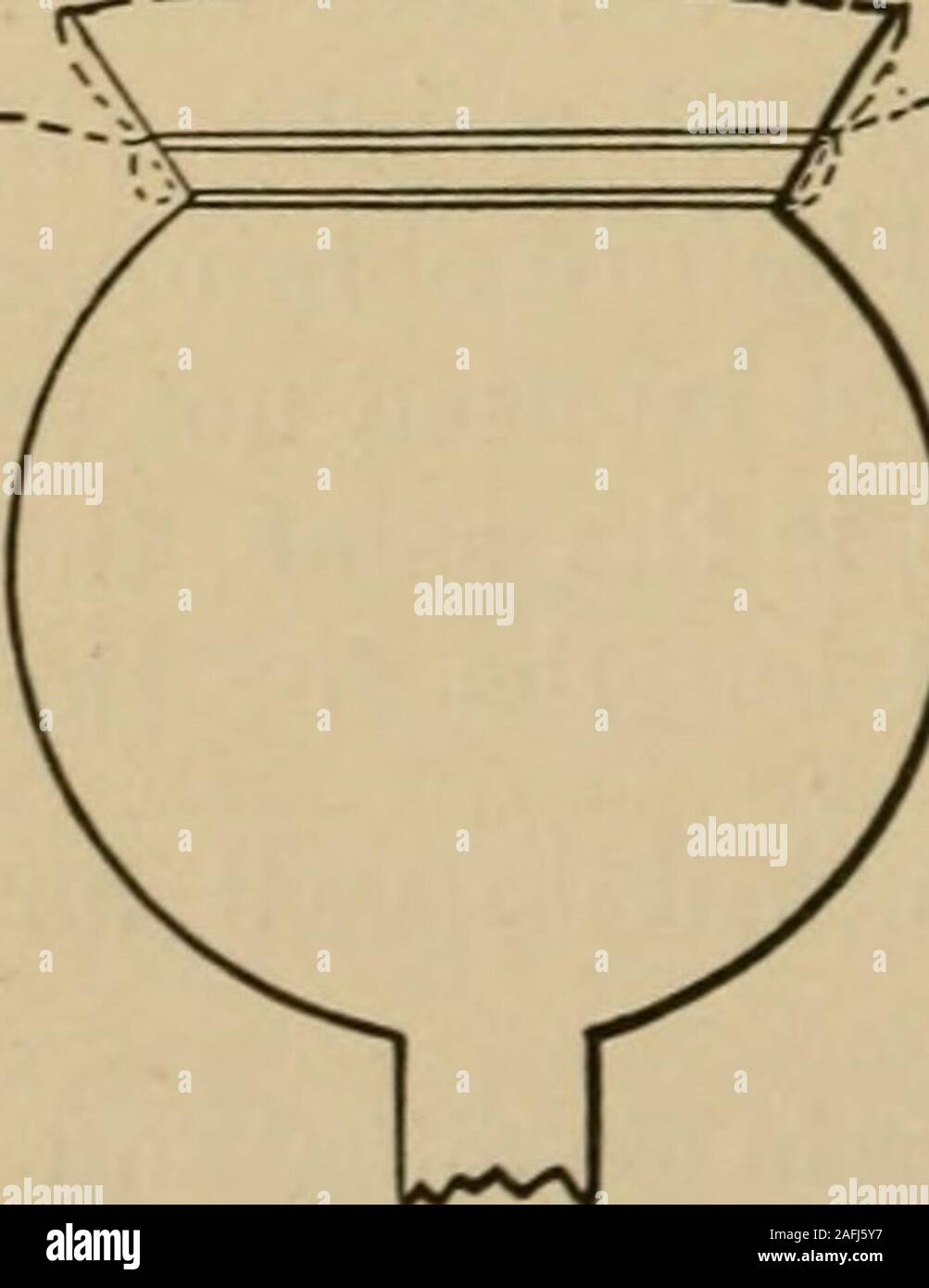 . Übungen in der elementaren Physik. Punkte durch Drahtstücke, die anden Flansch übergeben werden, verdrillt, dann rund um den Draht und dem endstwisted und abgeschnitten. Der Stick ist der Motorblock, mit seinem unteren Ende sogar mit dem Draht. Den Gummischlauch shouldbe ausreichend lange die freie Bewegung der Manometer zu ermöglichen. Das Rohr ist an seinem äußeren Ende zu einem Stück von kleinen glasstubing 6 in. langen, die bis zu einem Meter - Stick und whichcarries ein Kügelchen von Quecksilber als Index gebunden ist. Einige Stücke von Rub-yt ber Schlauch kann durch kurze piecesof Glas angeschlossenen Schläuche, aber Al Stockfoto