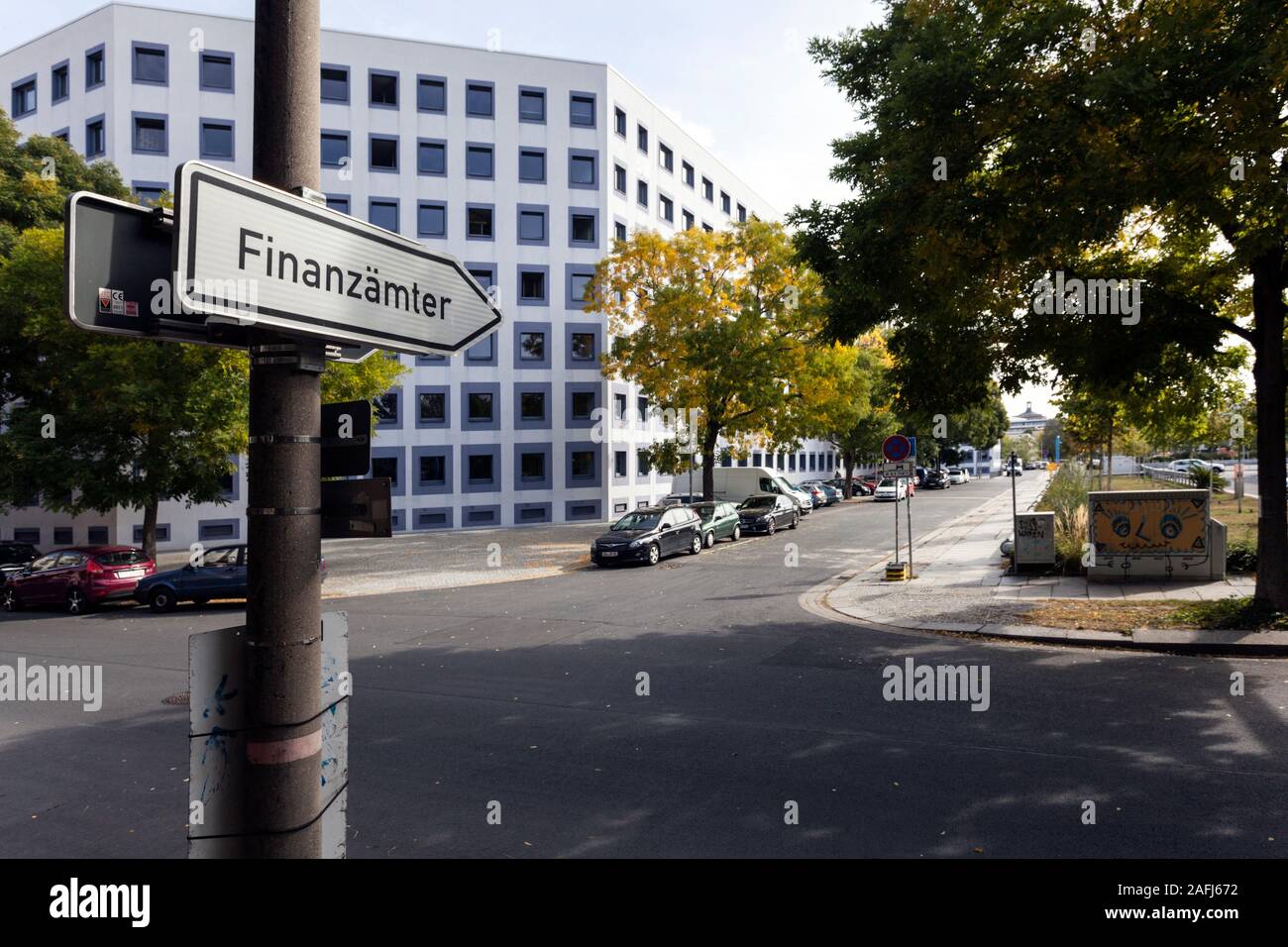Finanzämter Dresden Stockfoto