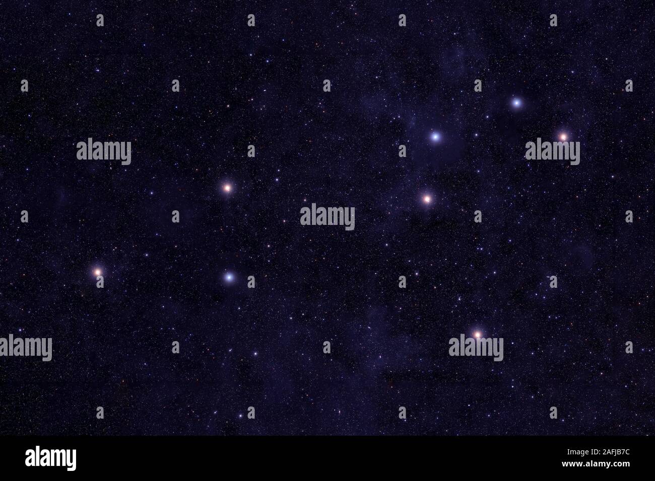 Sternbild Löwe. Vor dem Hintergrund des Nachthimmels. Elemente dieses Bild wurde von der NASA eingerichtet. Stockfoto