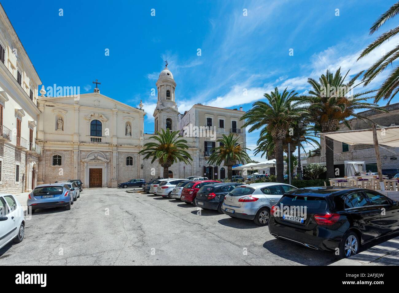 Kirche Chiesa del Carmine, Trani. Bari, Apulien, Apulien, im Süden von Italien Stockfoto