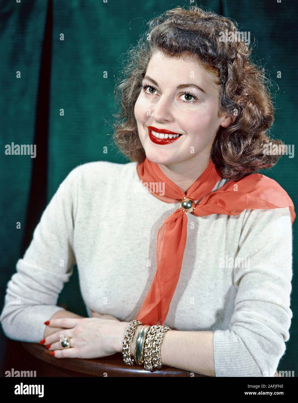 Ava Gardner Ca 1946 Stockfoto