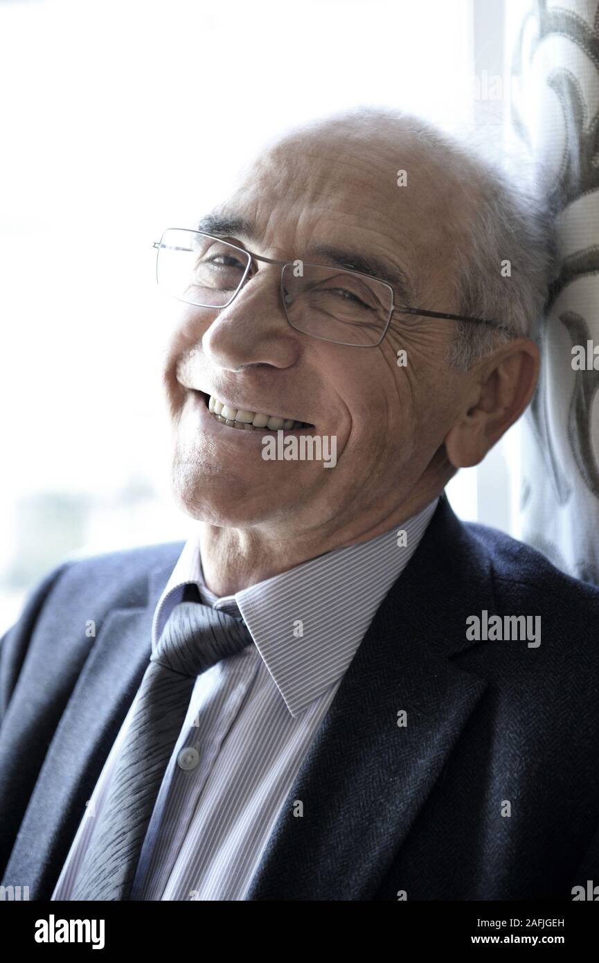 François de Schränke, französischer Journalist und Autor. Paris, Januar 2014 Stockfoto
