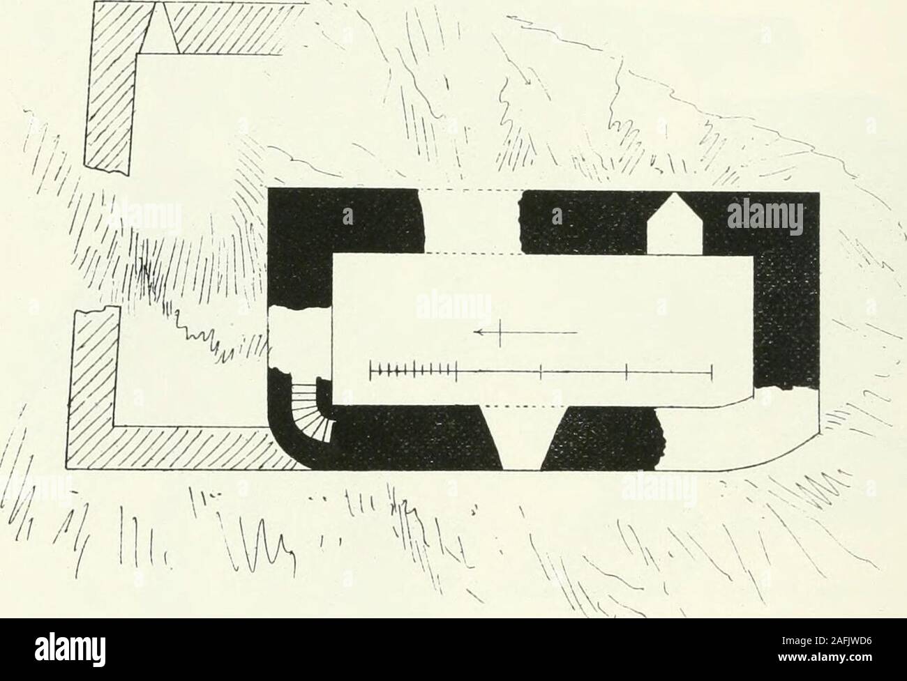 . Die kronenmutter und inländischen Architektur von Schottland, vom zwölften bis zum achtzehnten Jahrhundert. Zweite Periode 122 ARDTORNISH SCHLOSS ersetzte eine ältere Festung auf dieser Website von den Dänen errichtet. Thebuilding ist jetzt ein total verderben, aber die Kontur der Wände ist noch nachvollziehbar sind (Abb. 71). Sie sind 8 Meter dick, und bilden ein Rüde rechteckige Struktur 65 Fuß lang und 35 Fuß breit, oben auf dem Felsen. Wie theinterior hat geteilt worden es ist unmöglich zu sagen, aber es würde appearto zwei Fenster auf der landwärtigen Seite gestellt wurden, und eine für die seahaving Kleine externe Öffnungen mit Stockfoto