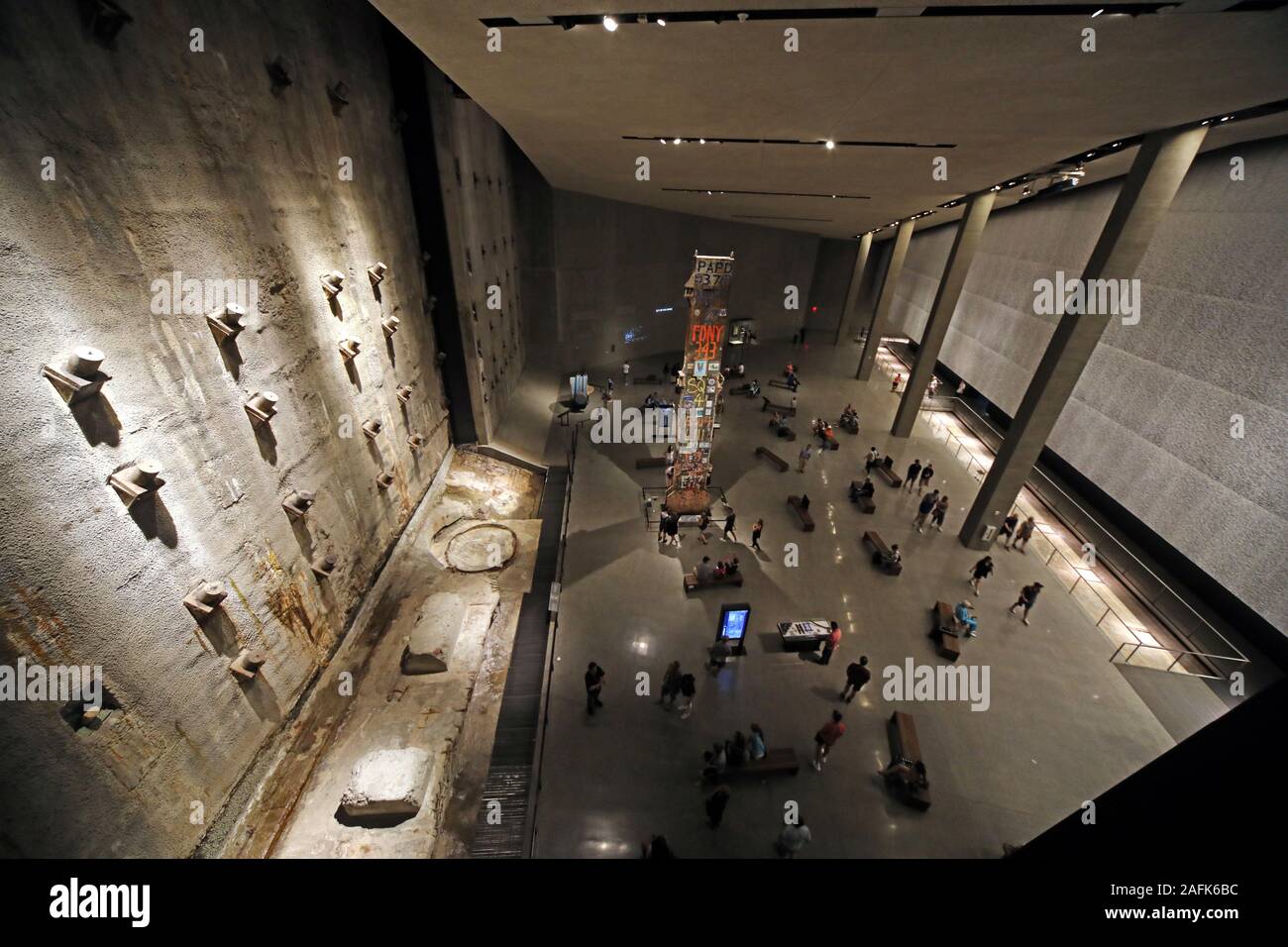 11. September - 0911 - National September 11 Memorial Museum, One World Trade Center, Lower Manhattan, New York City, NY, USA - Ground Zero Stockfoto