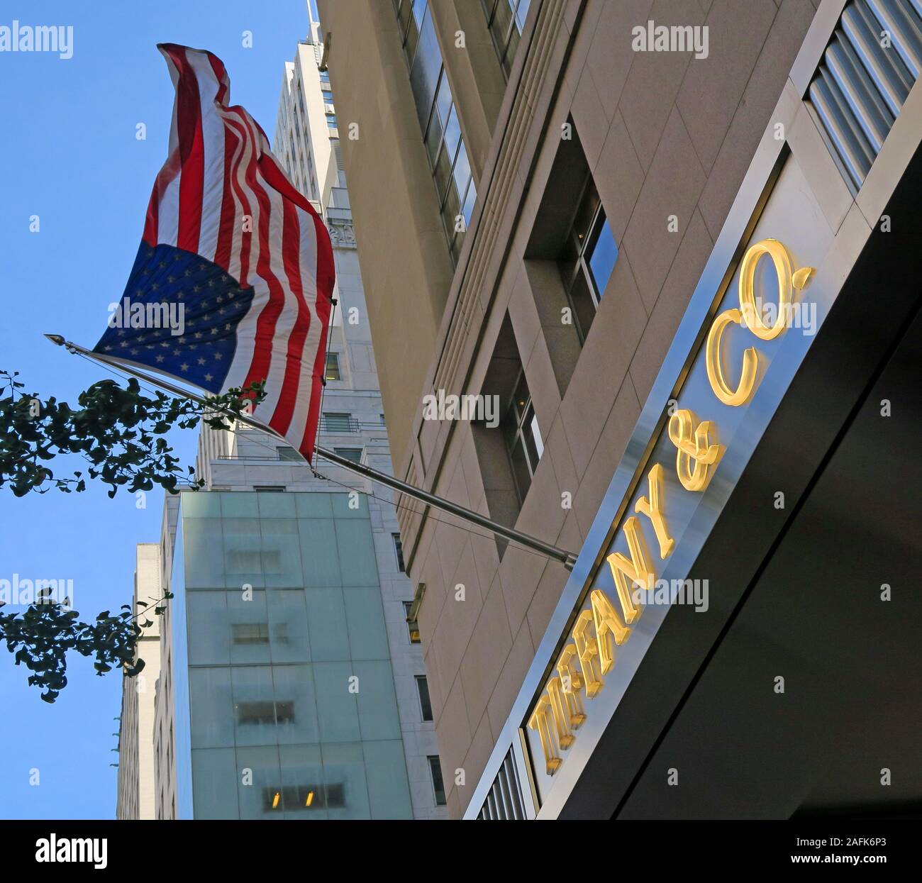Tiffanys - Tiffany & Co, 610 5th Ave, Manhattan, New York, NY 10020, USA, USA Stockfoto