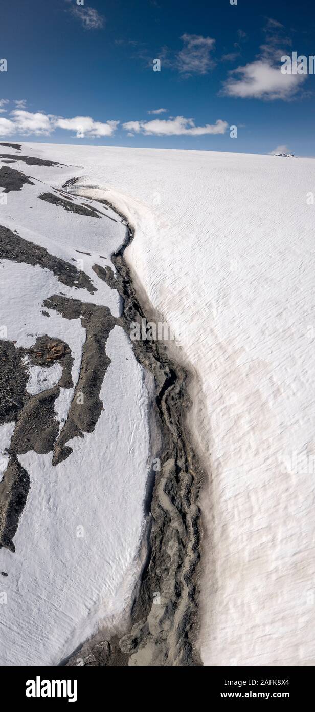 Skalafellsjokull Gletscher Vatnajökull Nationalpark, UNESCO-Weltkulturerbe, Island Stockfoto