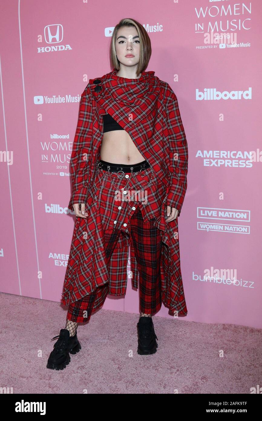 Evie Irie in der Ankunftshalle für 2019 Billboard Frauen in der Musik Event, Hollywood Palladium, Los Angeles, CA 12. Dezember 2019. Foto von: Priscilla Grant/Everett Collection Stockfoto