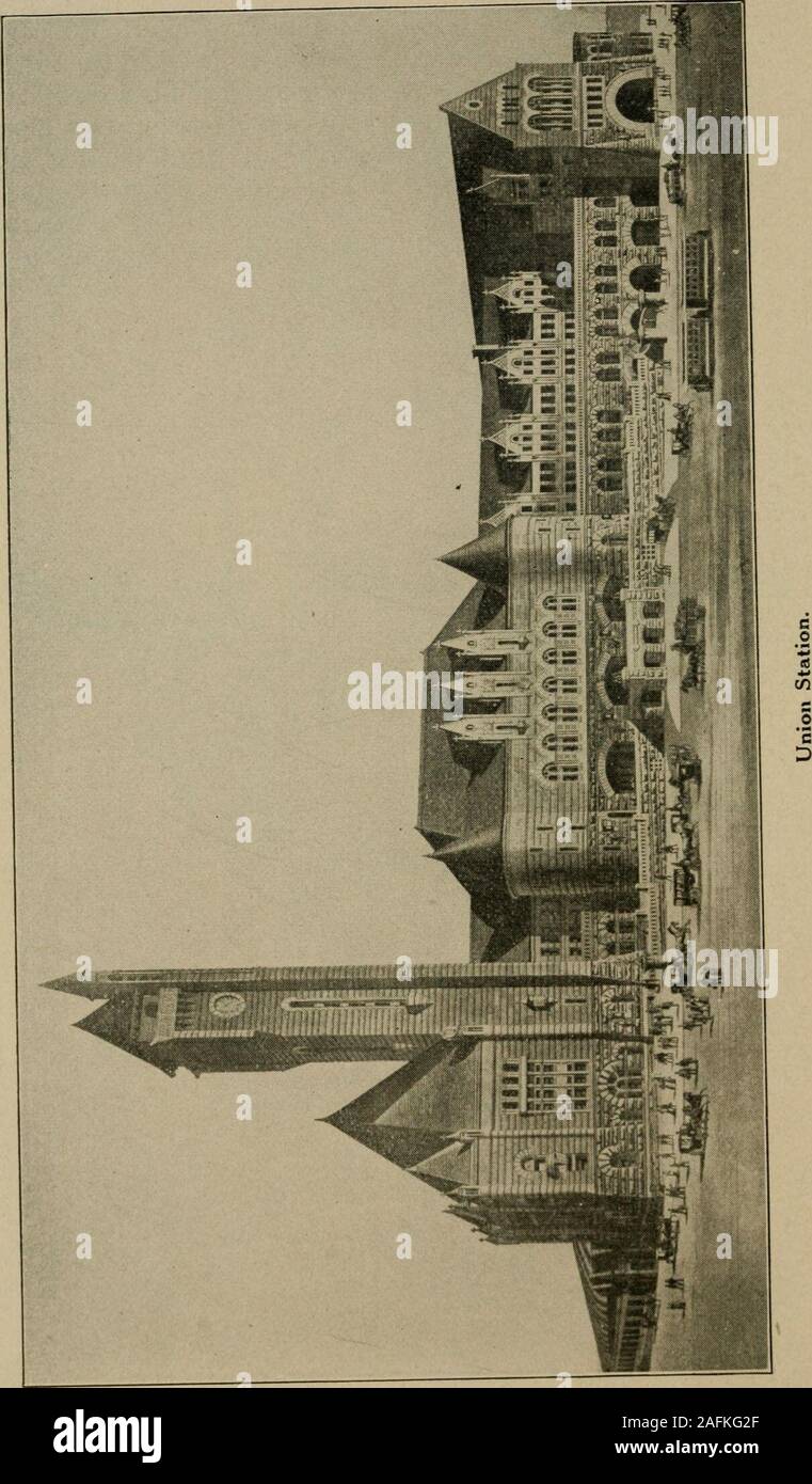 . Historische und interessante Orte von Saint Louis. Galionsfigur des Schlachtschiff Missouri. 38 SALZ LOUIS. 39 SAIXT LOUIS UNION STATION. Die larj^ est in der worhl, umfasst 11 Hektar und erstreckt sich von 8. bis 20. ich Straßen, fronting onMarket und bis zurück nach Clark Avenue. Einschließlich der power house Es umfasst eine Fläche oftwenty Morgen. Alle Personenzüge in die und aus ofSaint Louis ankommen und sich Union StationThe Grand Central Hall verlassen hat eine Fläche von eightthousand Acht hundert Quadratmetern, die Midway issix hundert Fuß, 50 Fuß, die Bahnhofshalle sixhundred und dreißig Fuß durch sechs hundert ein Stockfoto