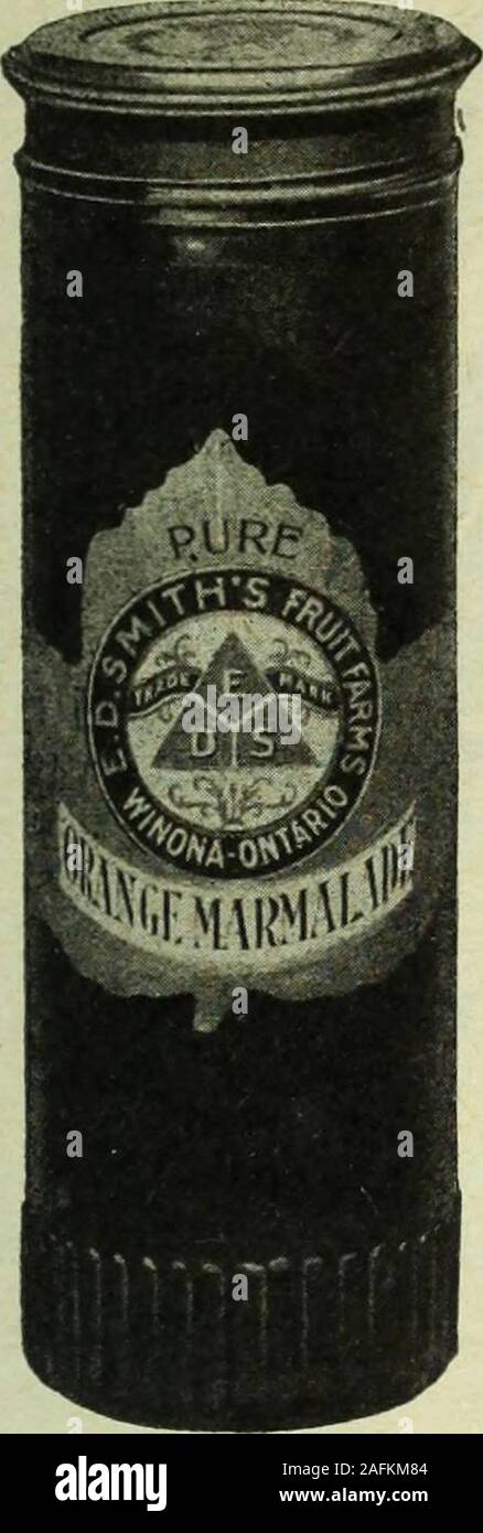 . Kanadische Lebensmittelhändler Januar-März 1918. Obst REIN JAN AGENTEN: - Ontario-Mac Laren Imperial Käse Co., Ltd., Toronto; H. J. Sykca, 736 Elgin Street, Ottawa, Ontario Montreal - Geo. Hodge & Sohn, LimitedSt. John, NB - MacLaren Imperial Käse Co.Halifax, N.S.-MacLarenImperial Käse Co Sydney, N. S.-A. E. Sheppard. Hamilton - R. M. Griffin. Calgary, Alta - MacLaren Imperial Käse Co., Ltd., Edmonton, Alta - MacLaren Imperial Käse Co Saskatoon - Der H. L. Perry Co., Ltd., Manitoba - Das H. L. Perry Co., Ltd., Winnipeg. Ist ihr Bestand an FURNIVALLSCOMPLETE? Wenn nicht, in Verbindung mit einem der hier aufgeführten theagents erhalten und Stockfoto