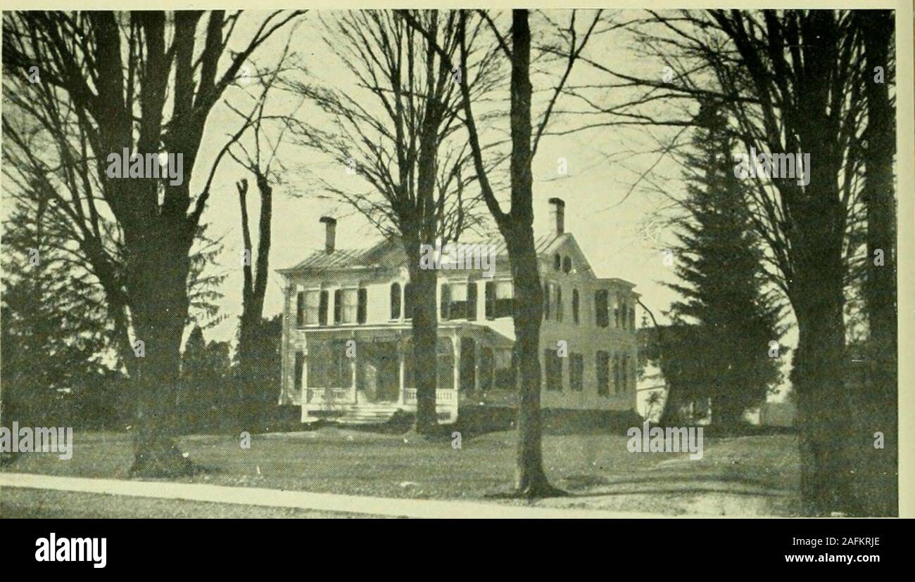 . Eine Geschichte von Old Kinderhook aus frühen Tagen bis in die heutige Zeit;. Edward A. Collier. Die Pruyn-Wilcoxson Haus Stockfoto