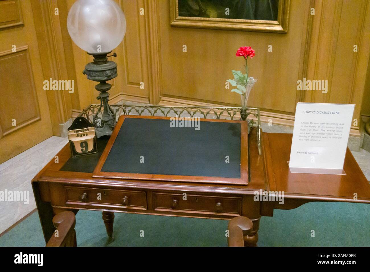 Innen New York City Library, 5th Avenue, New York Stockfoto