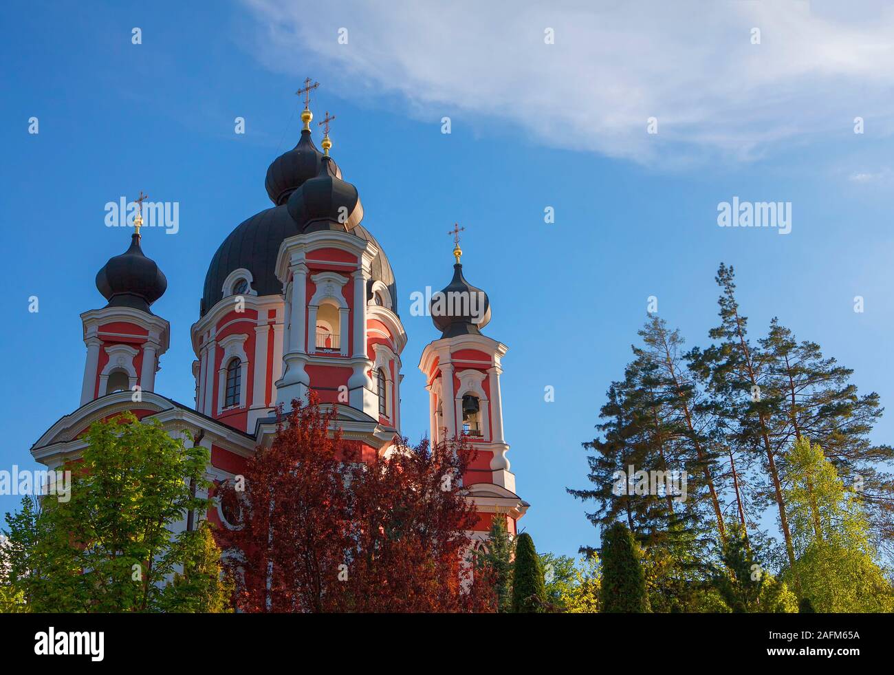 Kloster Curchi, berühmte religiöse Anziehungskraft in der Republik Moldau Stockfoto