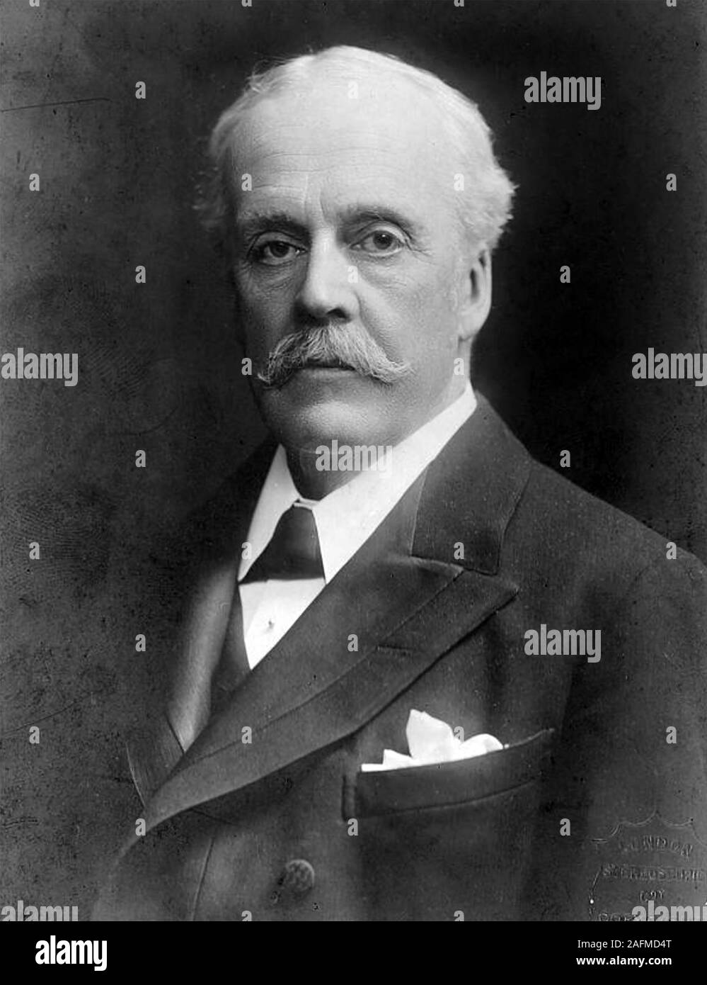ARHTUR BALFOUR (1848-1930) britischer Konservativer Staatsmann Stockfoto