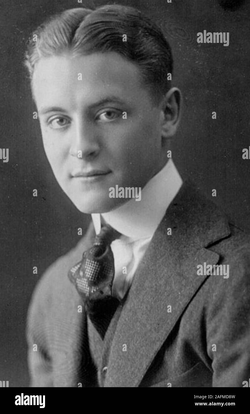 F. Scott Fitzgerald (18906-1940), US-amerikanische Schriftstellerin Stockfoto