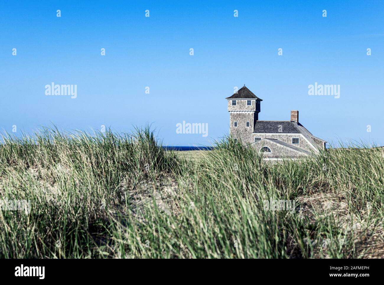Race Point lebensrettende Museum, Provincetown, Cape Cod, Massachusetts, USA. Stockfoto