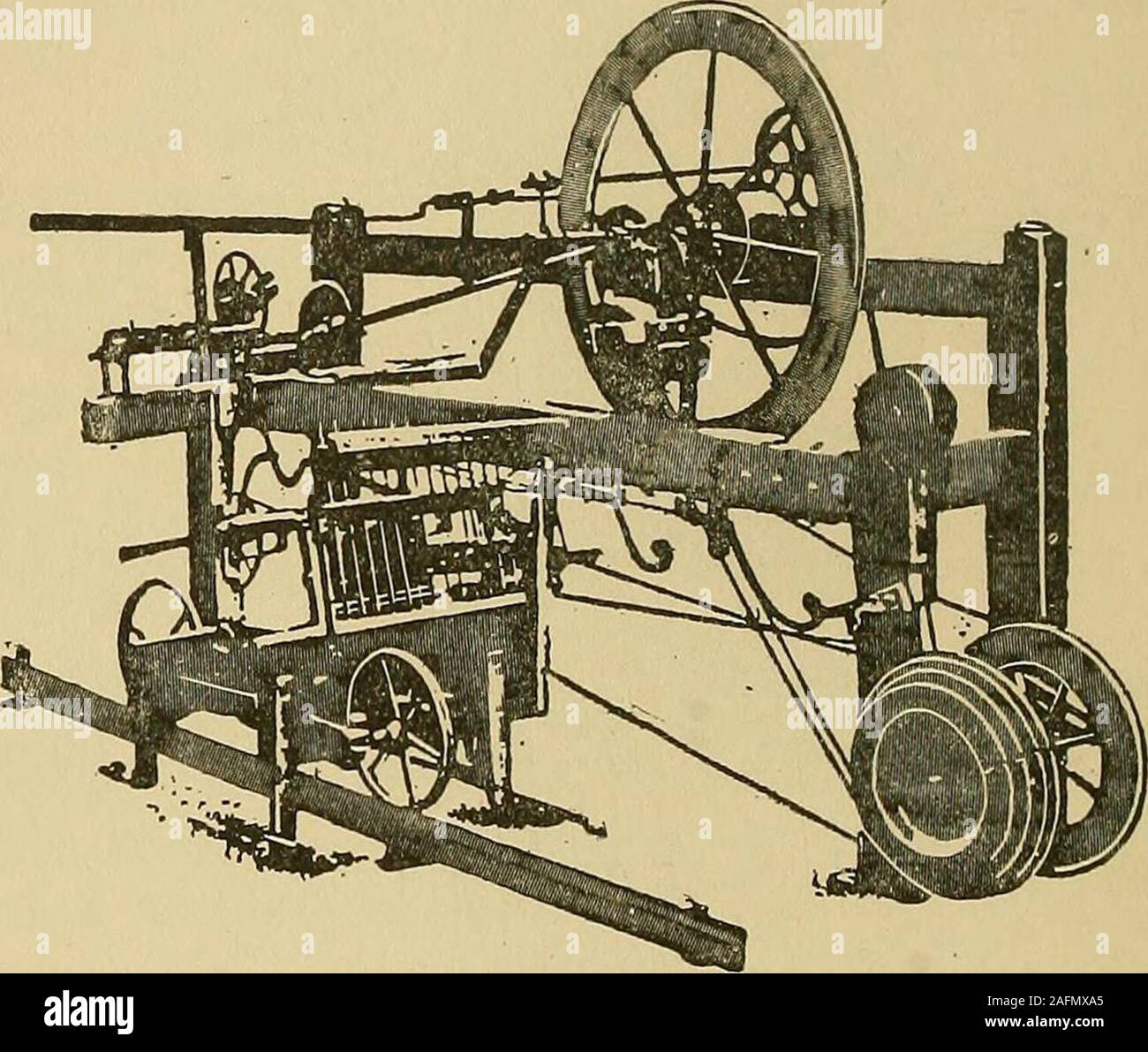 Wasserrahmen Spinnmaschine Stockfotos Wasserrahmen Spinnmaschine