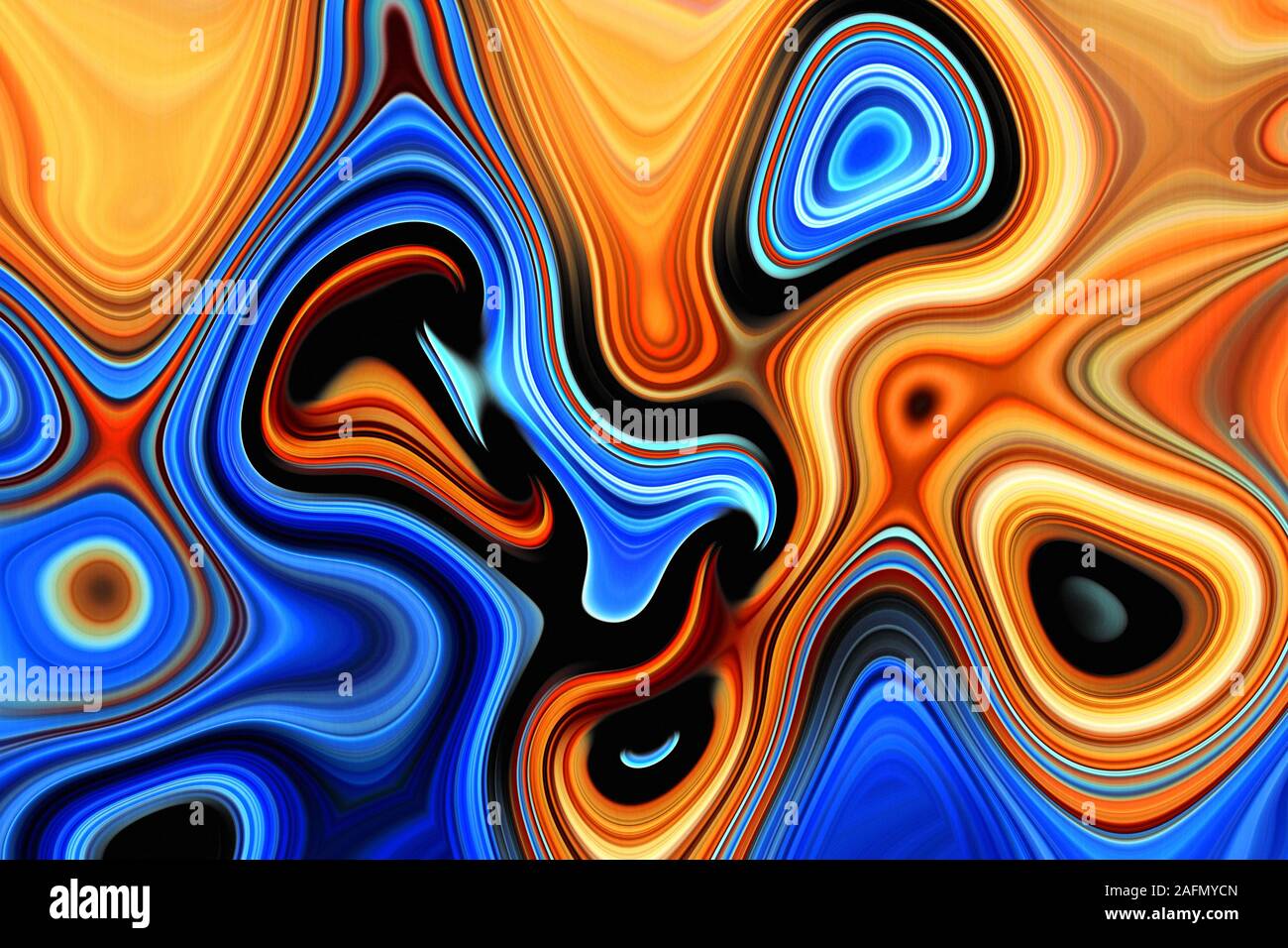 Farbenfrohe abstrakte Hintergrund mit hell leuchtenden Farben Stockfoto