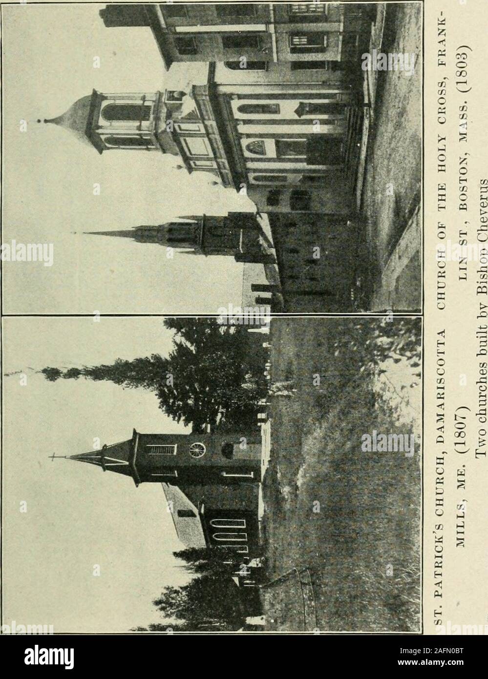 . Die Romantik des alten New England Kirchen. rvent Gebet, den Weihrauch des Herzens, kann riseTo Himmel und Akzeptanz finden. 258 alte Neue EXGLAND KIRCHEN zu Dir Alter mit schneebedeckten Haar, und Stärke und Schönheit, das Knie beugen; und Kindheit lisp mit ehrfürchtigen Luft. Sein Lob und seine Gebete zu dir. O du, an wen, in der alten Zeit, die Leier des Propheten - Barden war angespannt, - zu Dir, endlich, in jeder Klimazone, Tempeln und Lob gesungen werden. 259 Wenn ein EKEXCH EXIL WASBOSTONS BISCHOF gerade vor hundert Jahren (September 29, 1803) die ersten katholischen Tempel in der Stadt Bostonwas erecte Stockfoto