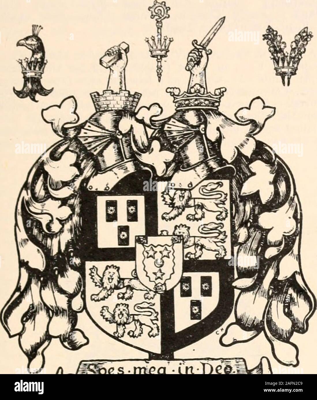 . Wappen Familien: ein Verzeichnis der Herren von Coat-Rüstung. h]. Res.-Söhne Samuels Ambler, Gentleman, b. 1845; d. 1888; Tn. 1874, Konstanz Helen Maria, d. von Henry Percival, in London: - George Clifford Ambler, Gentleman, b. 1881; m. 1913, Mildred, d. W. der Frost, der hinxworth, Herts. Res. Harry Percival Ambler, Gentleman, b. 1882; m. 1914, Mabel Frances, d. von Oberst A. Handley, C.B., der TunbridgeWells; und hat Problem - Edward David Handley Ambler.amb ame 35 Gentleman, b. 1920; Joyce Evelyn; und ElizabethMary. Res.-Maurice John Ambler, Esq., Major 4 Husaren, b. 1884; m. 1923, Anton Stockfoto