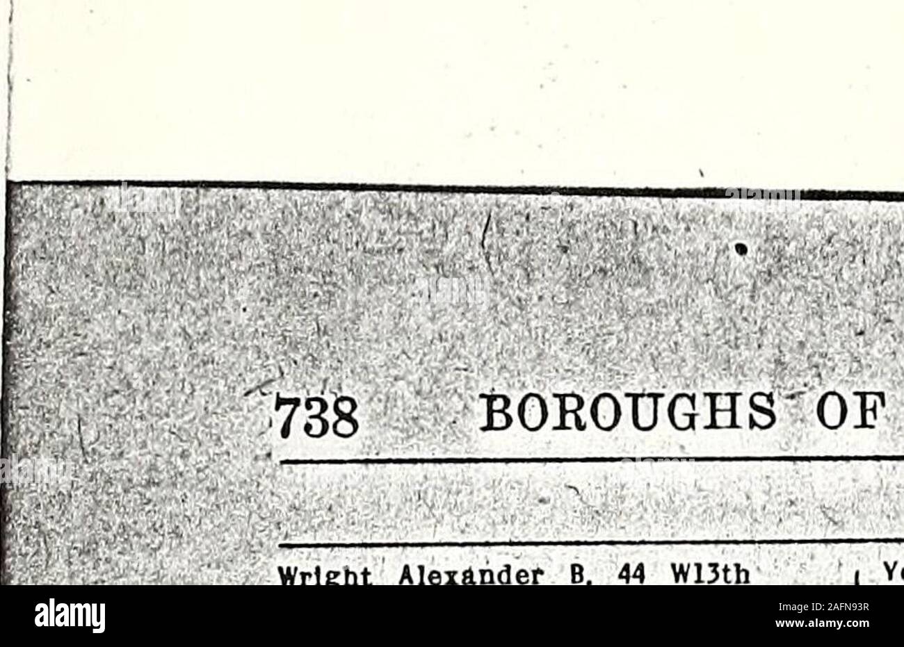 . Trow's Allgemeines Verzeichnis der Stadtteile von Manhattan und Bronx, New York. 7, Hewitt pl? Holz Arthur E.41 W 125 thWood Charles A. 49 Wand R 1703 Holz Elbert C.230 Metropolitan towerWood James B. 70 BeekmanWood Jeremia. 293 Bway R 150 TWood Juliana L. 936 Woodycrest Holllngswortb arWood L., 2 Wand R4 S 4 2 E23 d R30 SWood Oakley, 17 Battery Pl R 1026 Holz Robert T.527, 5 AV-R503 Holz Roger B.50 P0 bldgWood Theodore S. 9 alte BwayWoodall David L.4200 Park Av&m E177thWoodle Minnie, 96 Bway R 127 Woodruff Anthony J. 68 Breite RT 76 Waldmeister Frederick S. 165 Bway R1627 Waldmeister Hiram A, 68 Broa Stockfoto