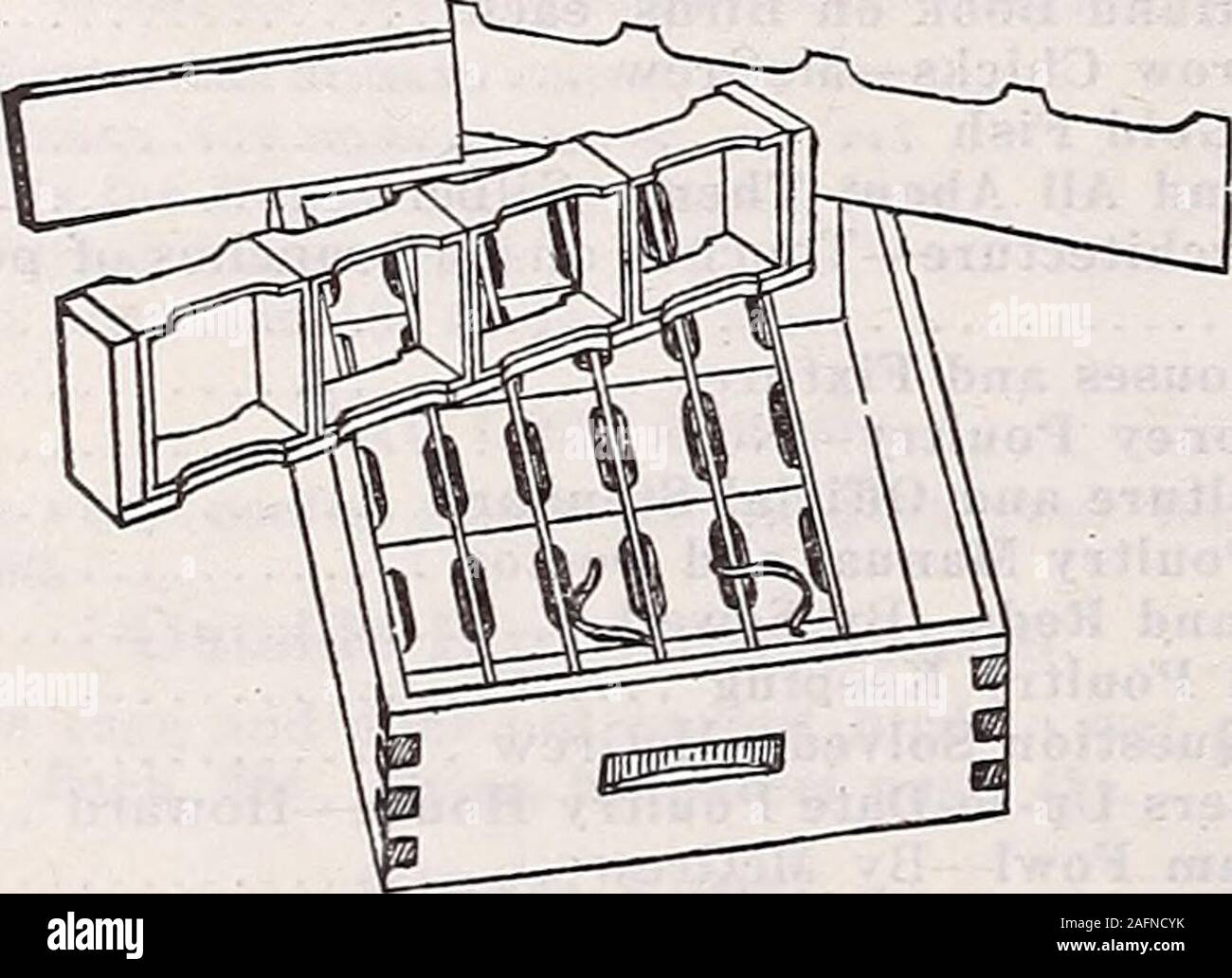 . 1915 jährliche Katalog. Bienenkorb. Und One-Half und zweistöckigen Nesselsucht. Für Kamm Honig. Einschließlich Abschnitt Boxen und Stiftung Starter. In Flachen, einschließlich der Nägel. 1 Hive 5 Bienenstöcke 10 Bienenstöcke iy2 Geschichte, 8 Frame $ 2.70 $ 12.05 $ 23,70 lVa Geschichte, 10 Frame 2,95 12,10 25,80 2 Geschichte 8 Frame 3,60 16,05 31,60 2 Geschichte, 10 Frame 3.95 17.50 34.30 Ein und One-Half und zweistöckigen Nesselsucht. Für Kamm Honig. Nicht einschließlich Abschnitt Boxen oder Stiftung Starter. In Flachen, einschließlich der Nägel. 1 Hive iy2 Geschichte, 8 Frame $ 2,35 lYs Geschichte, 10 Frame 2,55 5 Nesselsucht $ $ 20.7022.6026.1028.50 10.5511.5513.3014.55 10 Bienenstöcke Geschichte, 8 Frame 3,00 Geschichte Stockfoto