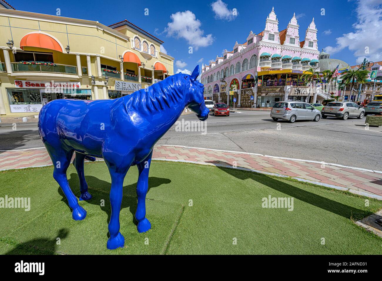 Szene aus Aruba Stockfoto