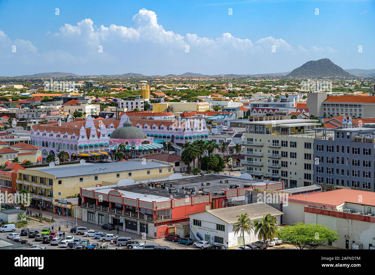 Szene aus Aruba Stockfoto