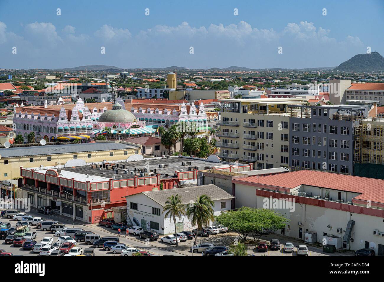 Szene aus Aruba Stockfoto