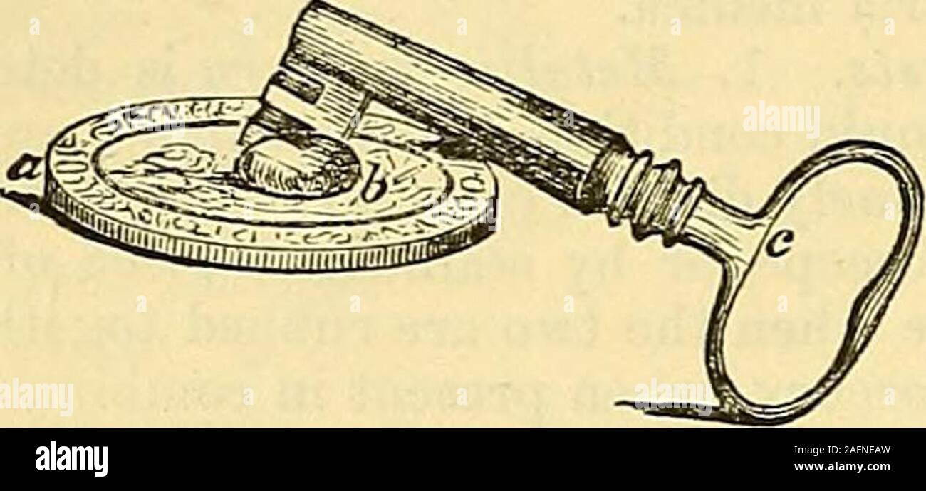 . Die Cooley cyclopedia von praktischen Einnahmen und Sicherheiten Informationen in den Künsten, fertigt, Berufe und Branchen wie Medizin, Pharmazie, Hygiene, und die heimische Wirtschaft: konzipiert als eine umfassende Ergänzung zum Arzneibuch und allgemeine Buch der Referenz für den Hersteller, Handwerker, Bewunderer, und Köpfe von Familien. Ende des gelben Kupfer (Messing) ist sogar noch anfälliger als ein ofred Kupfer. (Smithsons elektrolytische Test.) besteht in der Verwendung eines polierte Platte und Kabel oder oder Kupfer Runde der ein Streifen oder Thread ofzinc oder Zinn in einer Spirale Richtung aufzuwickeln. Su Stockfoto