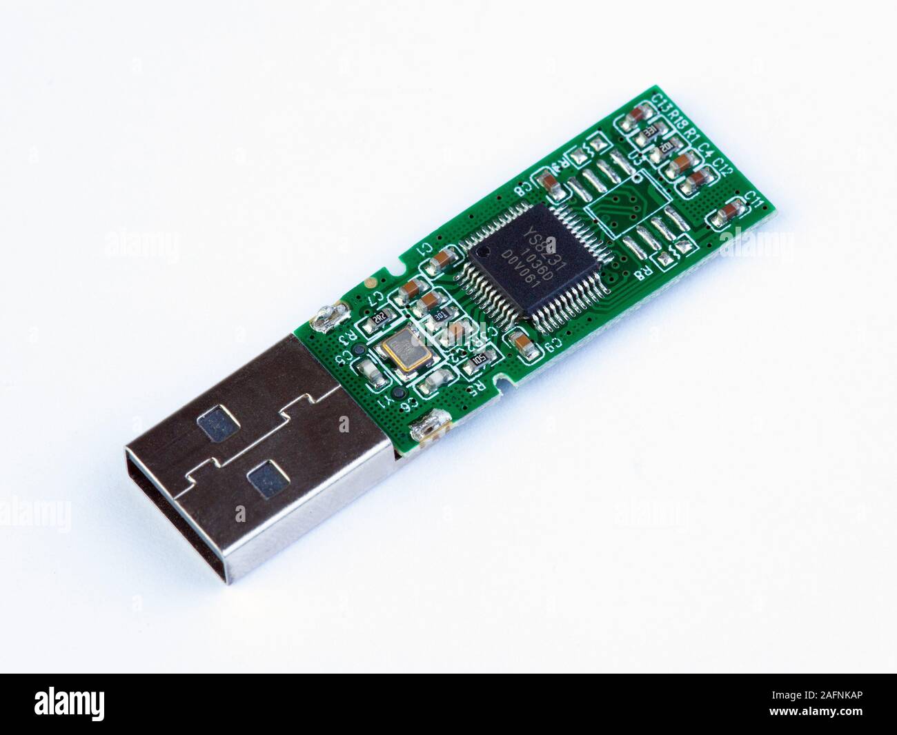 USB-Flash-Speicher ohne Gehäuse Stockfoto