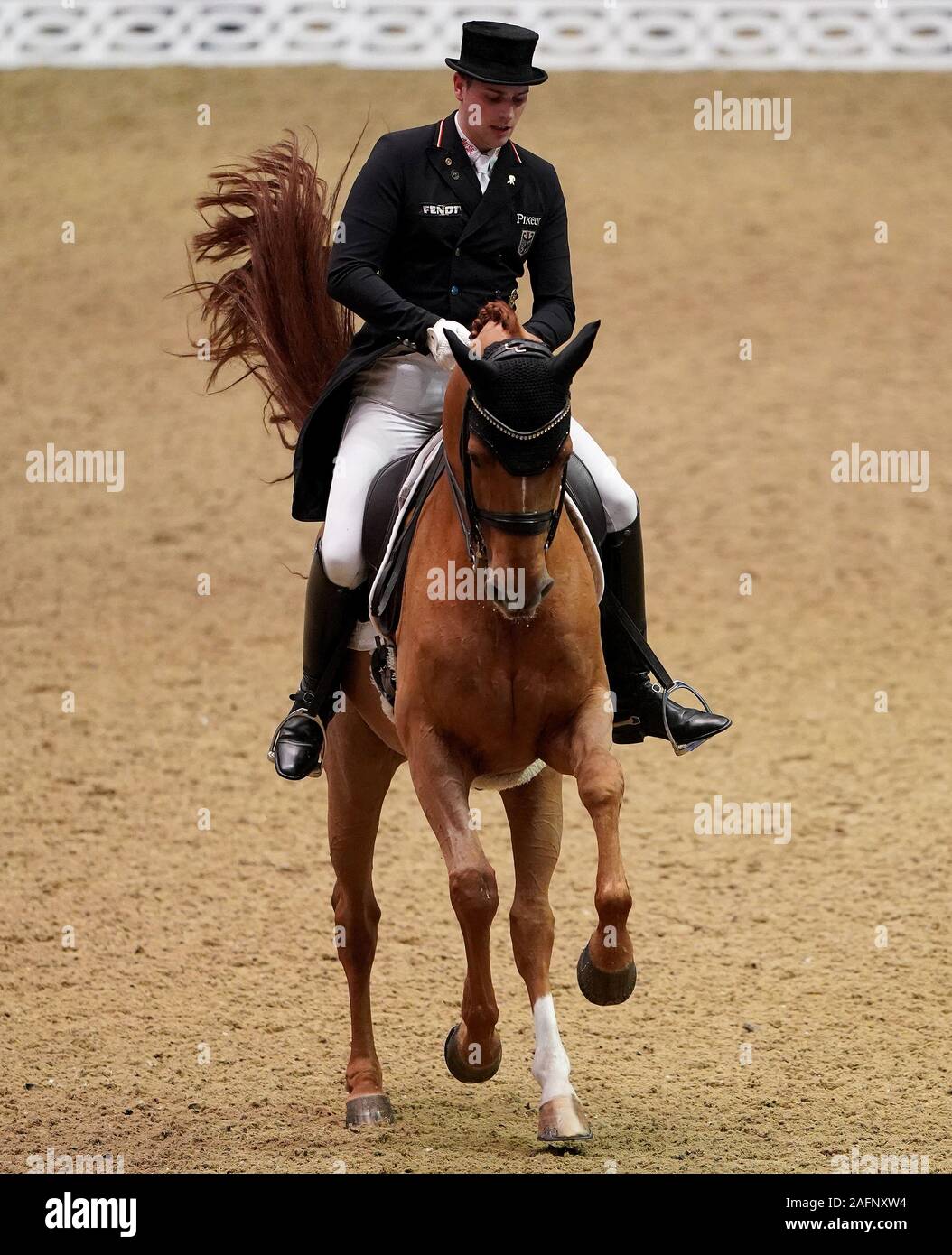 Deutschlands Frederic Wandres, Herzog von Großbritannien während Klasse D1 Die FEI Dressur-weltcup an Tag eins des London International Horse Show in London Olympia. Stockfoto