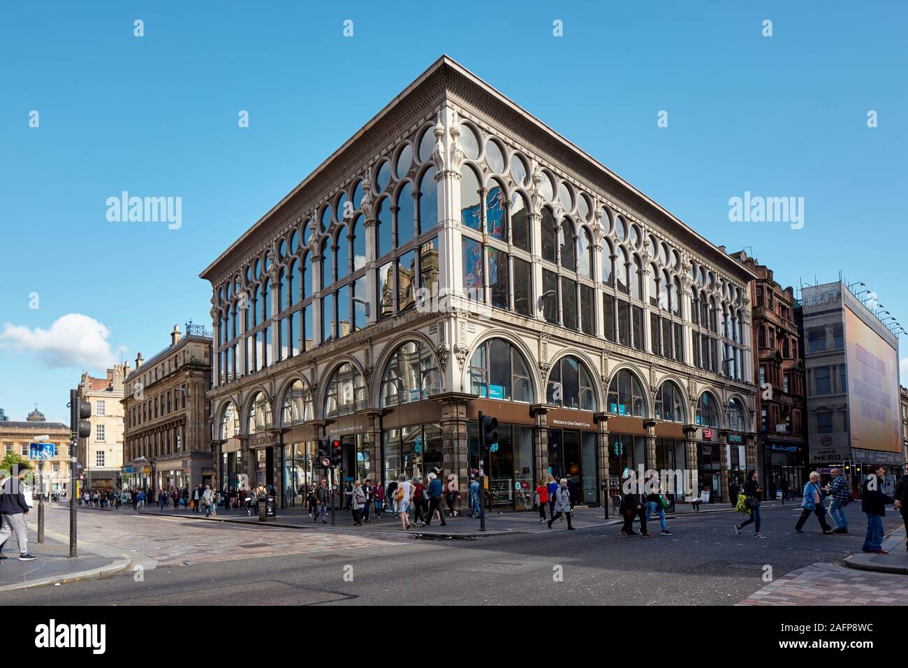 Die Ca' D'Oro Gebäude, an der Ecke der Union Street und Gordon Street Stockfoto