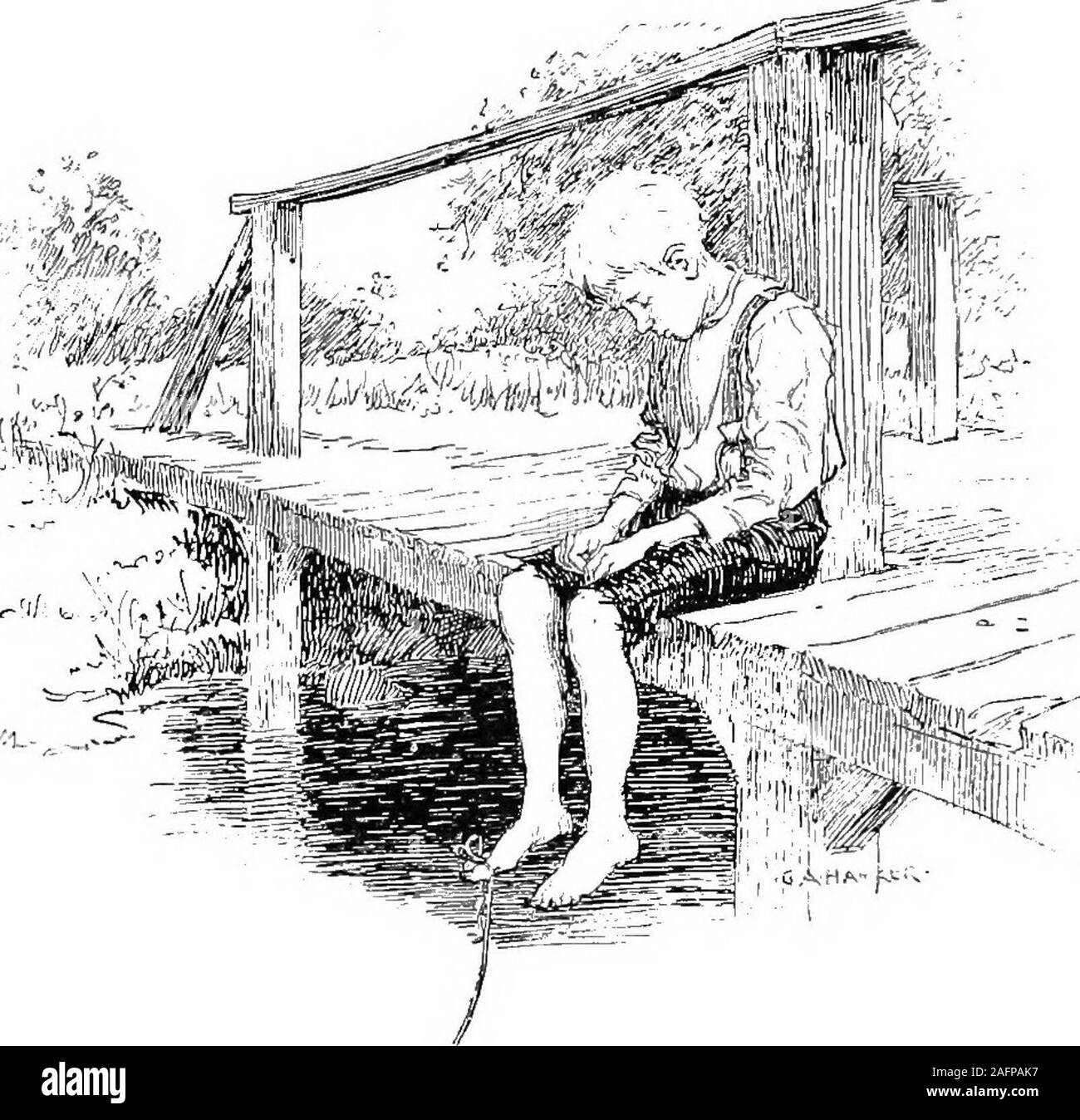 . Um die Testversion zu den Wäldern. inst die tolle Post, dass die Rampe - ing statt. Es war ein eher zweifelhaft, Barsch, aber ziemlich safeif man seinen Kopf und wurde nicht durch sie gestört - Siders. Ich erinnere mich noch gut an eine haarsträubende Erfahrungen .1 hadon gleichen Barsch eines Morgens beim Angeln. Iwas ganz mit Angeln beschäftigt und nicht Nein - tice der Ansatz von Onkel Rastus Gebührenzählungen, die ein Spaßvogel in seiner Weise wasquite. Plötzlich einige unerklärliche Weise ich slippedfrom meiner Stange und begann für eine Flucht plungeinto den Bach. Aber auf halbem Weg in der Luft war ich arrestedby einen heftigen Ruck auf meinem Fell, und Andie Brücke wieder zurück gezogen. Stockfoto