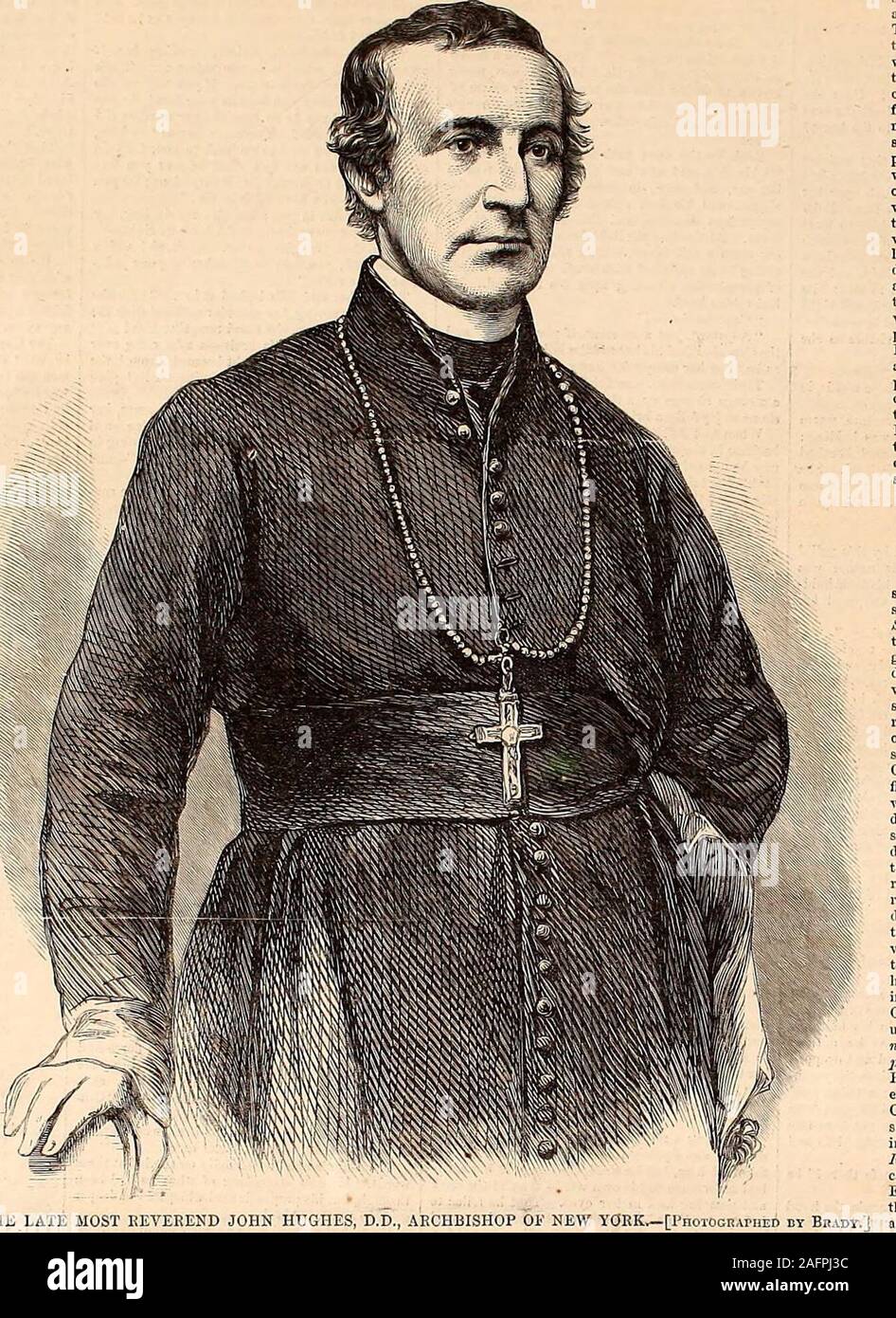 . Harper's Weekly. uth, Du, Herr, in mitleidige Ruth, • Oh, viel sie Savo uns IHear! Für unsere Sache ist gerecht; Hören! Für unsere Kinder Staub - Gott unserer Väter Vertrauen, bringen dein Heil! Beschleunigen, ti, Herr! Der Tag; 14 HARPERS WEEKLY. [Januar 16, 1864. AKCH BISCHOF HUGHES. Tiir katholische Erzbischof von NewYork, Pfr. John Hughes, diedon Sonntag Abend, 3. Januar ngedabout 05 Jahre. Nur wenige Männer seiner sed es auf thoand klug. Er hatte kaum zwei Wochen vor Hii werden analysiert - hop war Dubois downby Lähmung angeschlagen, und die Aufsicht der Diözese fiel auf Herrn Hughes, PuMi, - S. hool? . Ni. ln-las Murray (Kinva Stockfoto