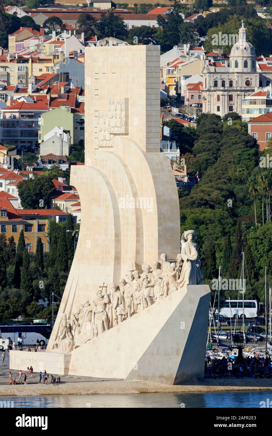 Denkmal der Entdeckungen, Stadtteil Belem, Lissabon, Portugal Stockfoto