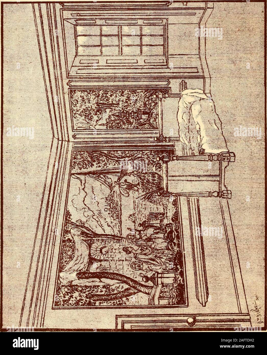 . Die "roten und weißen "Buch der Menzies.... ; Der Rest sofort mit Rädern und Galoppierten den Hügel hinunter, gefolgt vom Highlanders, die CLAYMORE in der Hand, nachdem sie gehetzt, Sie schneiden. Das Pferd in den Galopp den Hügel, mit Ihnen die Infanterie durchgeführt. Cobhamsdragoons, jedoch unter den MacPhersons Rechnung, die nach Erhalt des shockof Diese veteran Pferd, zurück reeled, und links von der rechten Flügel würde havebecome insgesamt Rout hatte nicht Häuptling Oberst Ian Menzies von Shian, Beobachten thesurprise und verbissenen Rückzug der MacPhersons, kam zu ihrer Rettung. Heinstantly befahl seinem regim Stockfoto