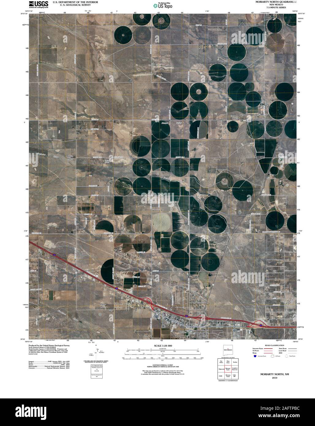 Karte von moriarty new mexico Fotos und Bildmaterial in hoher