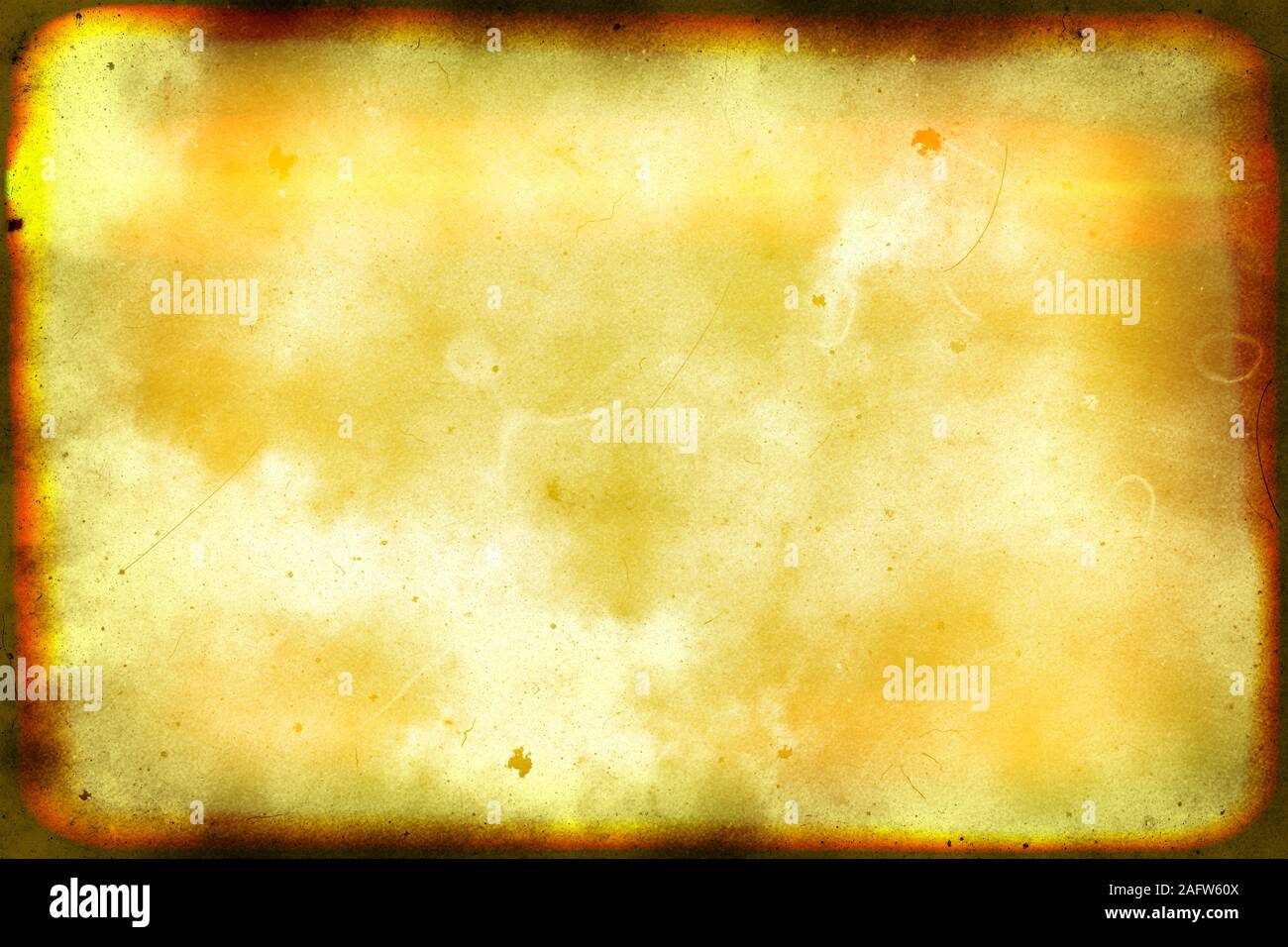 Nahaufnahme des bunten alten Film/Film leichte Undichtigkeiten Textur Hintergrund, Ansicht von oben (Hochauflösende 2D-CG rendering Illustration) Stockfoto