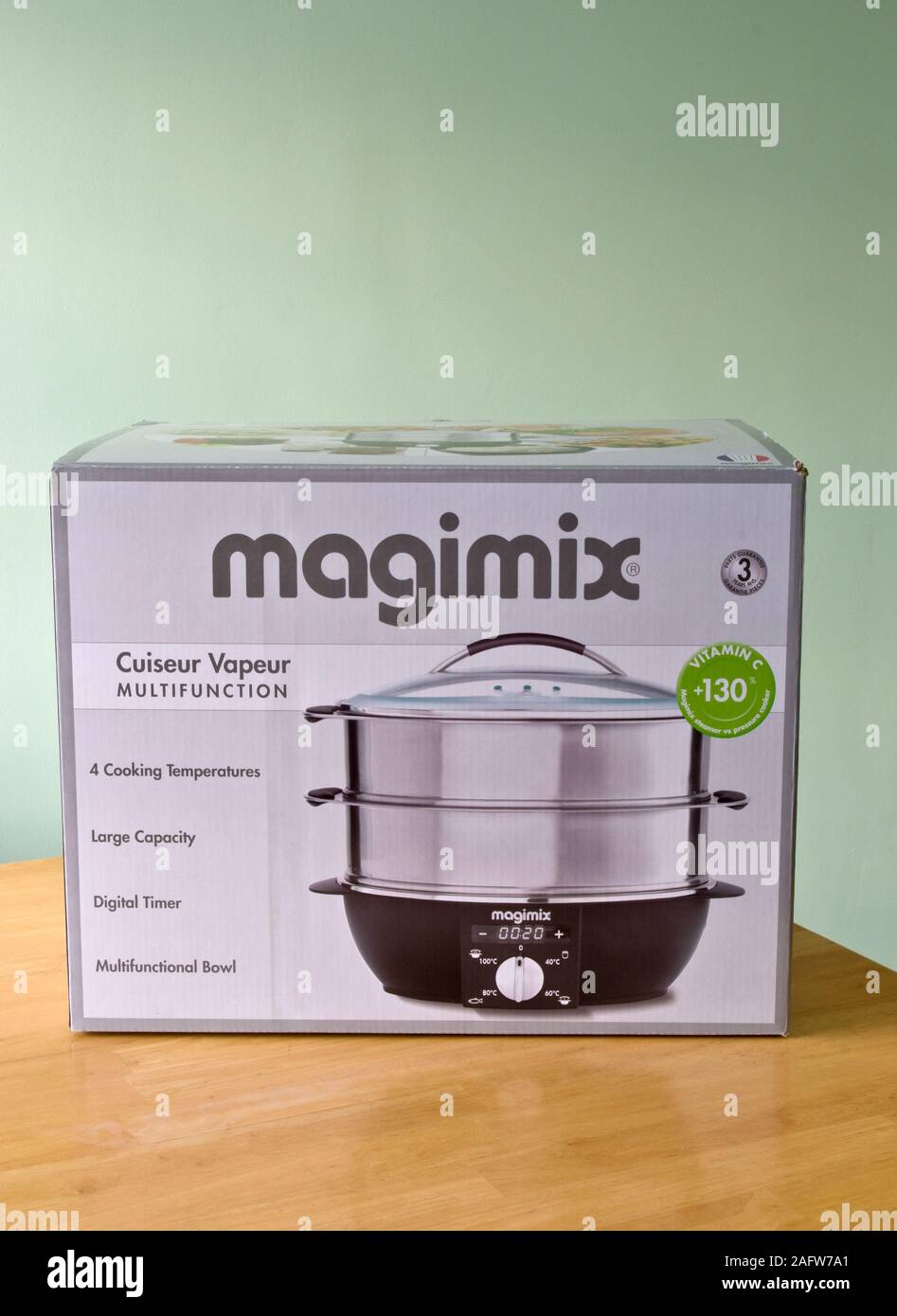 Magimix elektrische Dampfgarer Küche Gerät Stockfoto