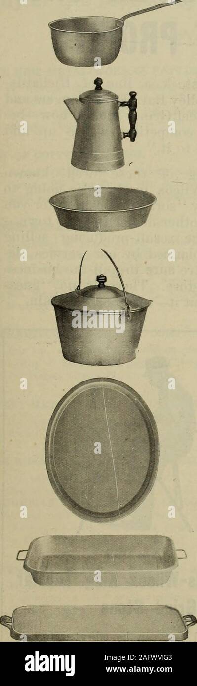 . Hardware merchandising August-oktober 1912. Spezielle Tools entwickelt und hergestellt. Drop Forgings eine Spezialität. Die WRIGHT SCHRAUBENSCHLÜSSEL & SCHMIEDEN CO., Canton, Ohio Canadian Agents - John Millen & Sohn, Ltd., Toronto, Montreal, Winnipeg und Vancouver. 262 HARDWARE- UND METALL TRAGEN - EVERALUMINUM © ICH MARKE Wear-Ever Aluminium Ware. Stockfoto